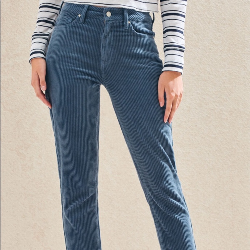 Pacsun Blue Corduroy Mom Jeans